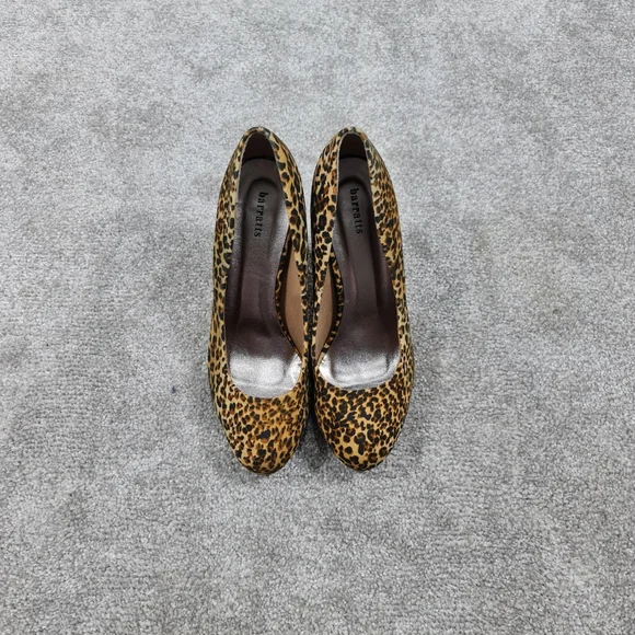 Barratts Brown Mix Animal Print Stiletto Heels Court Shoes UK 7 - Picture 4 of 8